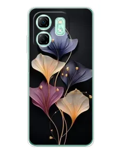 Чохол для Infinix Smart 9 з картинкою «Лілові квіти грації»