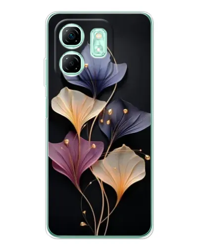 Чохол для Infinix Smart 9 з картинкою «Лілові квіти грації»