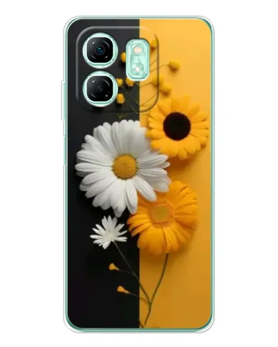 Чохол для Infinix Smart 9 з картинкою «Соняшник та ромашка»