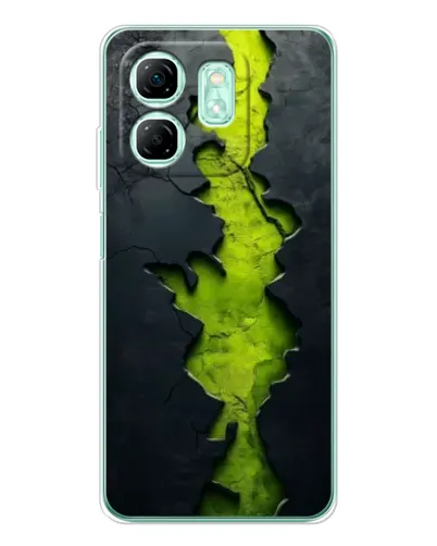 Чохол для Infinix Smart 9 з картинкою «Салатовий розлом скелі»