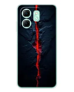 Чохол для Infinix Smart 9 з картинкою «Червона лавова тріщина»