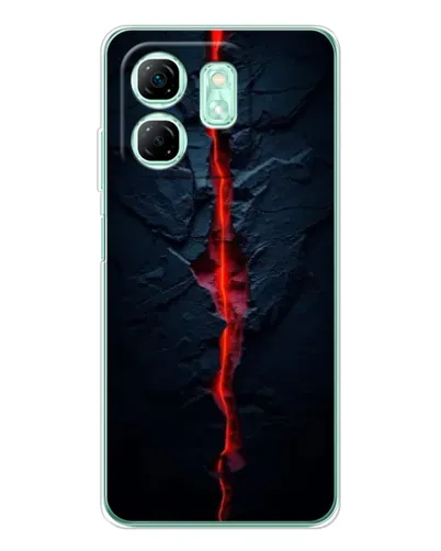 Чохол для Infinix Smart 9 з картинкою «Червона лавова тріщина»