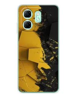 Чохол для Infinix Smart 9 з картинкою «Золоті уламки геометрії»