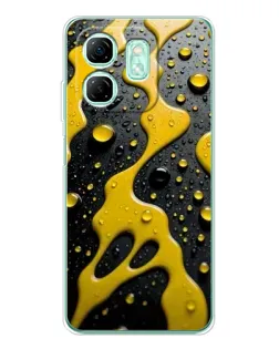 Чохол для Infinix Smart 9 з картинкою «Рідке жовте золото»