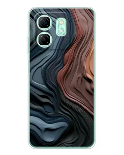Чохол для Infinix Smart 9 з картинкою «Кольорові хвилі каньйону»