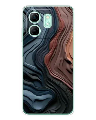 Чохол для Infinix Smart 9 з картинкою «Кольорові хвилі каньйону»