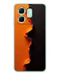 Чохол для Infinix Smart 9 з картинкою «Помаранчевий розлом»