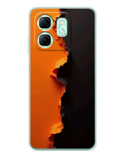 Чохол для Infinix Smart 9 з картинкою «Помаранчевий розлом»