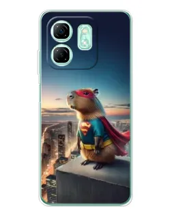 Чохол для Infinix Smart 9 з картинкою «Капі-мен супергерой»