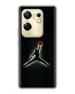 Чехол для Infinix Zero 30 с картинкой «Jordan Gradient Logo»