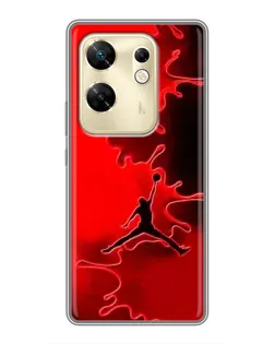 Чехол для Infinix Zero 30 с картинкой «Jordan Red Smoke»