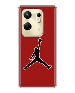 Чехол для Infinix Zero 30 с картинкой «Jordan Red Back»