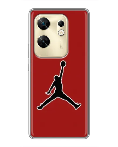 Чехол для Infinix Zero 30 с картинкой «Jordan Red Back»
