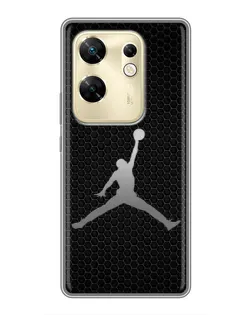Чехол для Infinix Zero 30 с картинкой «Jordan Dark Carbon»