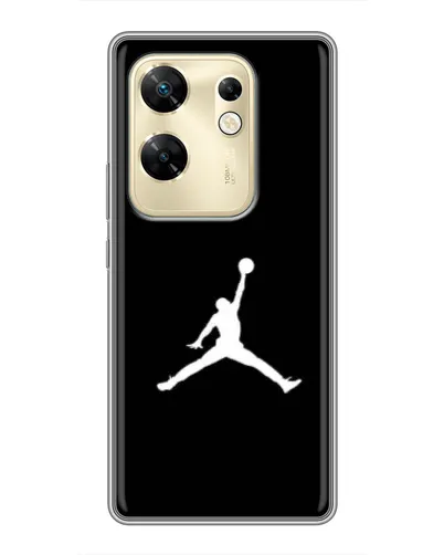 Чехол для Infinix Zero 30 с картинкой «Jordan Silhouette»