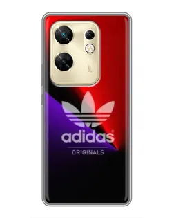 Чехол для Infinix Zero 30 с картинкой «Adidas Red Neon»