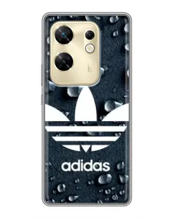 Чехол для Infinix Zero 30 с картинкой «Adidas Trefoil Blue»