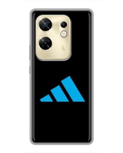 Чехол для Infinix Zero 30 с картинкой «Adidas Cyan Logo»