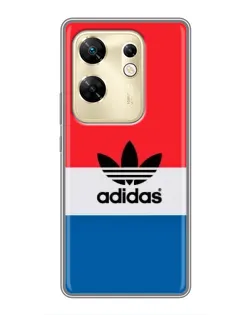 Чехол для Infinix Zero 30 с картинкой «Ретро блоки Adidas»