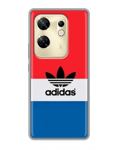 Чехол для Infinix Zero 30 с картинкой «Ретро блоки Adidas»