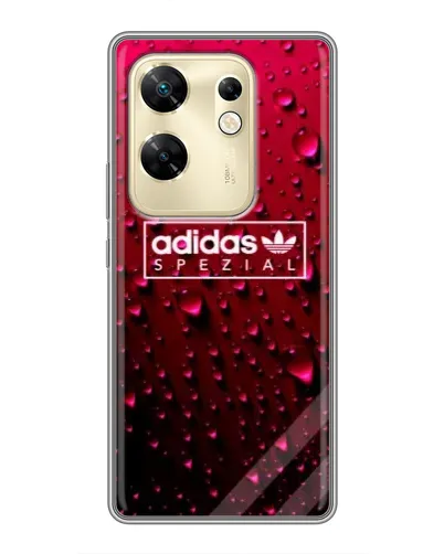 Чехол для Infinix Zero 30 с картинкой «Adidas Gold Marble»