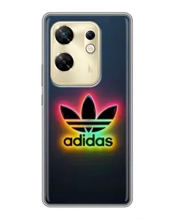 Чехол для Infinix Zero 30 с картинкой «Неоновый Adidas»