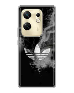 Чехол для Infinix Zero 30 с картинкой «Абстрактный дым Adidas»