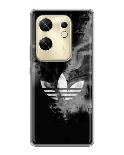 Чехол для Infinix Zero 30 с картинкой «Абстрактный дым Adidas»