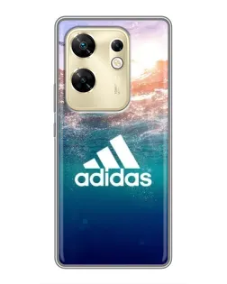 Чехол для Infinix Zero 30 с картинкой «Океанская глубина адидас»