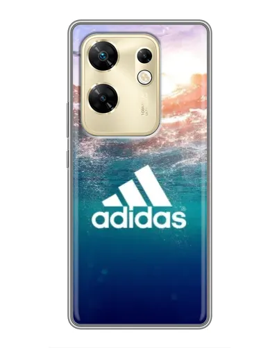 Чехол для Infinix Zero 30 с картинкой «Океанская глубина адидас»