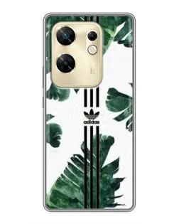 Чехол для Infinix Zero 30 с картинкой «Пальмовые листья адидас»