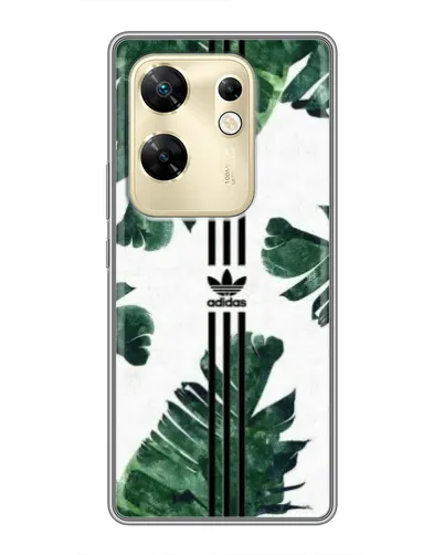 Чехол для Infinix Zero 30 с картинкой «Пальмовые листья адидас»