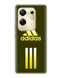 Чехол для Infinix Zero 30 с картинкой «Оливковый градиент Adidas»