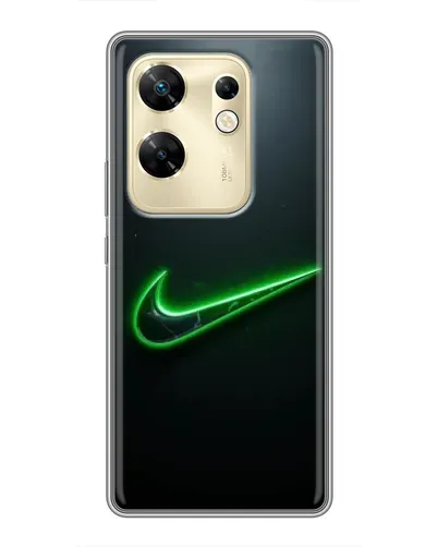Чехол для Infinix Zero 30 с картинкой «Неоновый контур Nike» Чехол для Infinix Zero 30 с картинкой «Неоновый контур Nike»