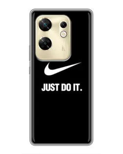 Чехол для Infinix Zero 30 с картинкой «Классический принт Nike»