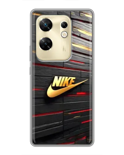 Чехол для Infinix Zero 30 с картинкой «Золотой Nike на металле» Чехол для Infinix Zero 30 с картинкой «Золотой Nike на металле»