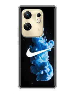 Чехол для Infinix Zero 30 с картинкой «Nike и синий дым»