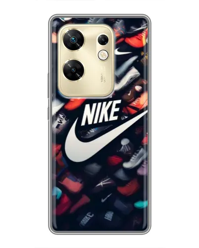 Чехол для Infinix Zero 30 с картинкой «Коллекция кроссовок Nike» Чехол для Infinix Zero 30 с картинкой «Коллекция кроссовок Nike»