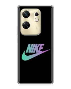 Чехол для Infinix Zero 30 с картинкой «Nike — городская ночь»