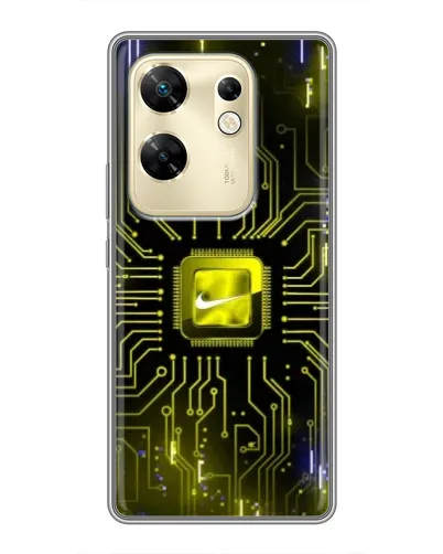 Чехол для Infinix Zero 30 с картинкой «Nike — золотая искра» Чехол для Infinix Zero 30 с картинкой «Nike — золотая искра»