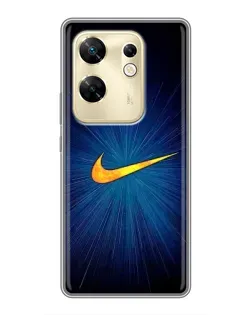 Чохол для Infinix Zero 30 з картинкою «Синій пульс Nike» Чохол для Infinix Zero 30 з картинкою «Синій пульс Nike»