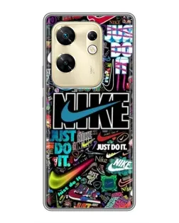 Чохол для Infinix Zero 30 з картинкою «Яскравий колаж Nike» Чохол для Infinix Zero 30 з картинкою «Яскравий колаж Nike»