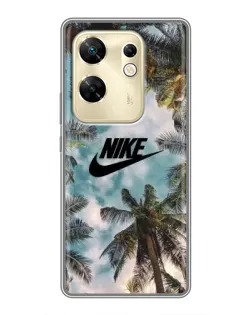 Чохол для Infinix Zero 30 з картинкою «Тропічний принт Nike» Чохол для Infinix Zero 30 з картинкою «Тропічний принт Nike»