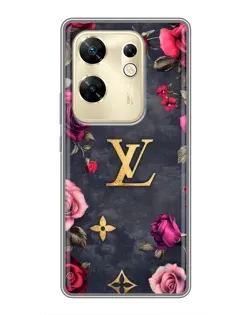 Чехол для Infinix Zero 30 с картинкой «Цветочный Louis Vuitton»