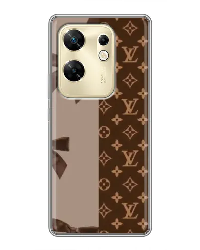 Чехол для Infinix Zero 30 с картинкой «Louis Vuitton — банты»
