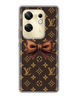Чехол для Infinix Zero 30 с картинкой «LV с бантом»