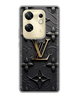 Чехол для Infinix Zero 30 с картинкой «Кожаная текстура LV»