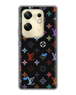 Чехол для Infinix Zero 30 с картинкой «Цветная монограмма LV»
