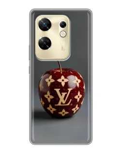 Чехол для Infinix Zero 30 с картинкой «Красное яблоко LV»