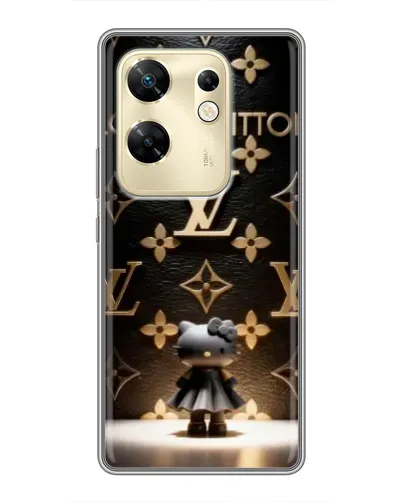 Чехол для Infinix Zero 30 с картинкой «Монограмма с фигурой»